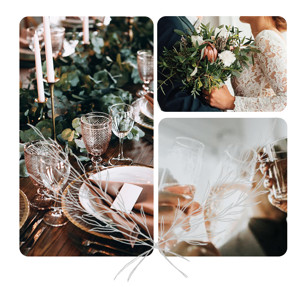 Hrec weddings-parties-collage Hampton roads event center