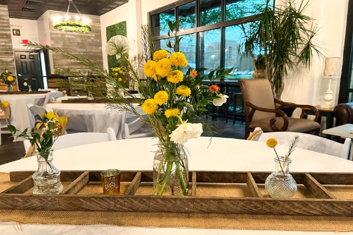 Hrec – parks corporate event – 3 Corporate event table setup